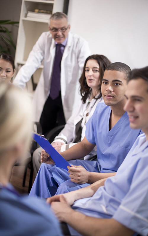 medical team in meeting