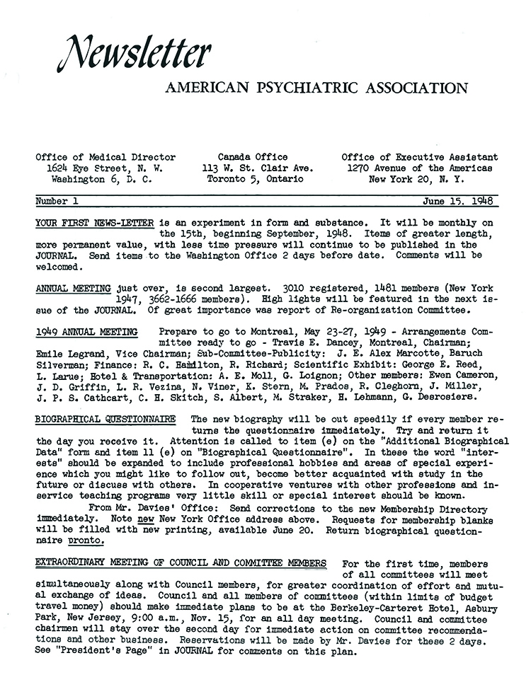 Number 1, June 15, 1948 