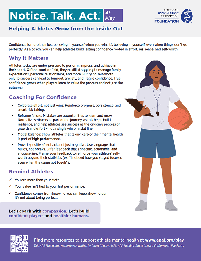 Helping Athletes Grow Handout Cover