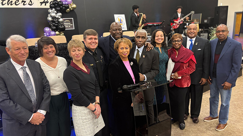 Rawle Andrews Jr., Esq. group picture with community leaders