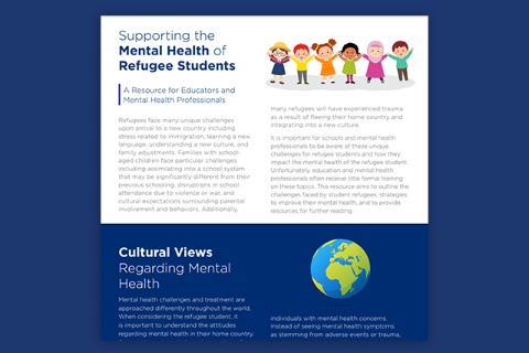 image of the NTA at School Student Refugee Resource 1-pager